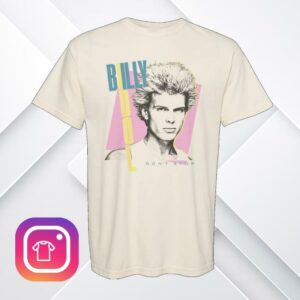 Billy Idol Merch Store Don’t Stop Ivory T-Shirt
