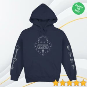 Tops Merch Store Heart Lock Hoodie