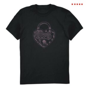 Tops Merch Store Heart Lock Tee