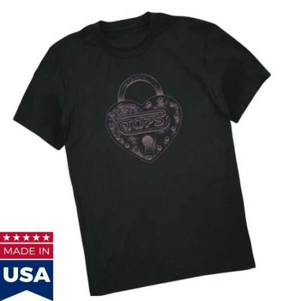 Tops Merch Store Heart Lock Tee