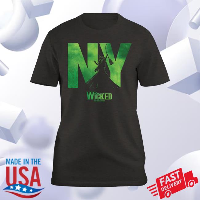 Wicked The Musical Store Wicked Unisex Broadway Ny Tee Wicked The Musical Store Wicked Unisex Broadway Ny Tee