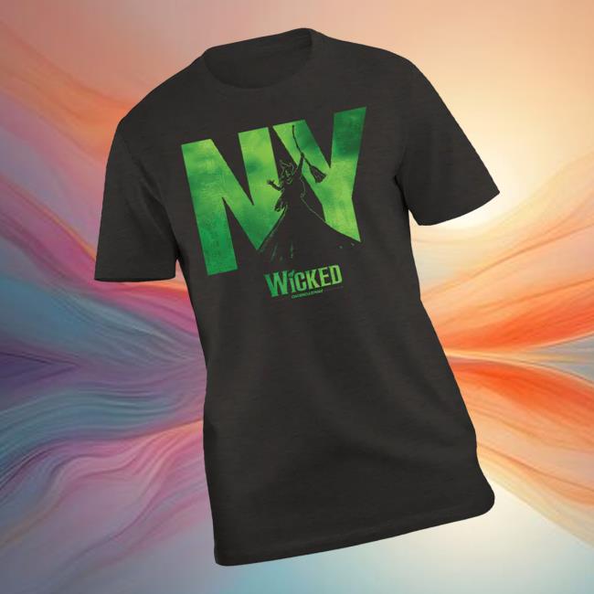 Wicked The Musical Store Wicked Unisex Broadway Ny Tee Wicked The Musical Store Wicked Unisex Broadway Ny Tee