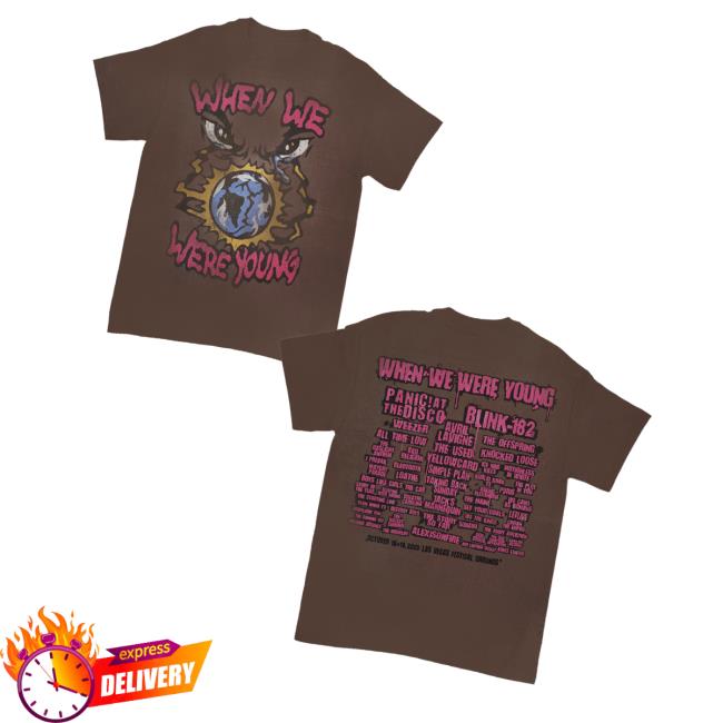 When We Were Young Festival Merch Store Overseer Lineup Tee When We Were Young Festival Merch Store Overseer Lineup Tee