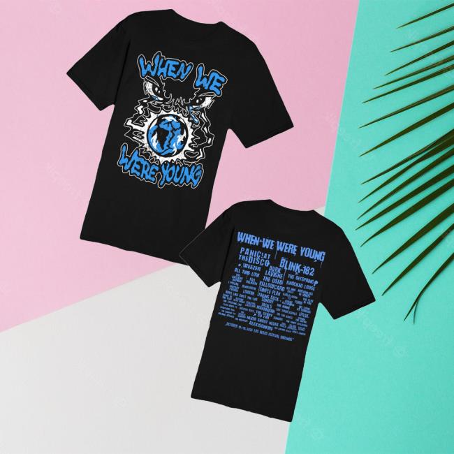 When We Were Young Festival Merch Store Overseer Lineup Tee When We Were Young Festival Merch Store Overseer Lineup Tee