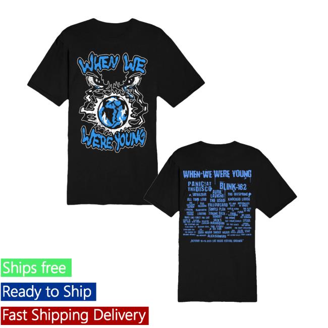 When We Were Young Festival Merch Store Overseer Lineup Tee When We Were Young Festival Merch Store Overseer Lineup Tee