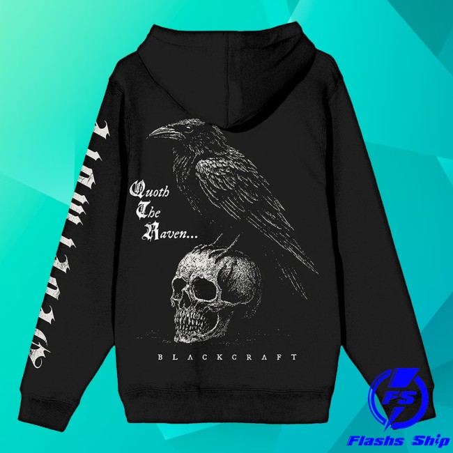 Blackcraftcult Store Merch Midnight Dreary Zip-Up Hoodie Blackcraftcult Store Merch Midnight Dreary Zip-Up Hoodie