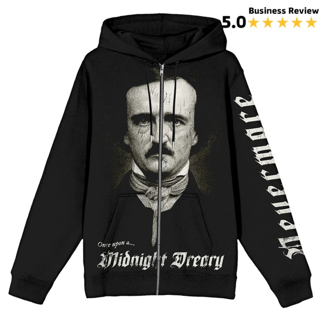 Blackcraftcult Store Merch Midnight Dreary Zip-Up Hoodie Blackcraftcult Store Merch Midnight Dreary Zip-Up Hoodie