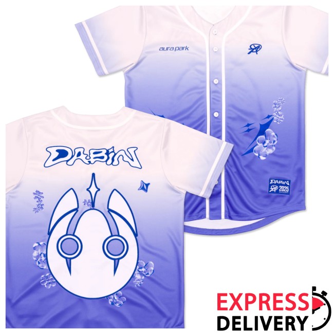 Dabin Music Store Merch Dabin Aura Park Baseball Jersey Dabin Music Store Merch Dabin Aura Park Baseball Jersey
