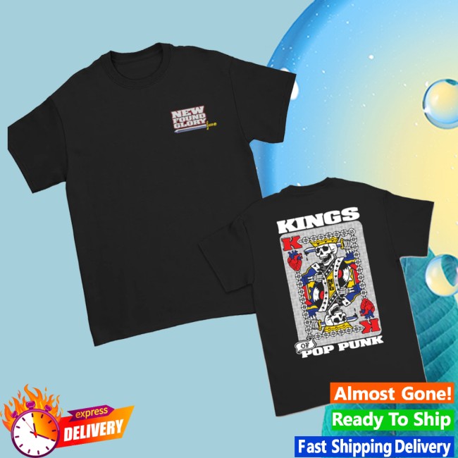 New Found Glory Stuff Store Merch Kings Of Pop Punk Black T-Shirt New Found Glory Stuff Store Merch Kings Of Pop Punk Black T-Shirt