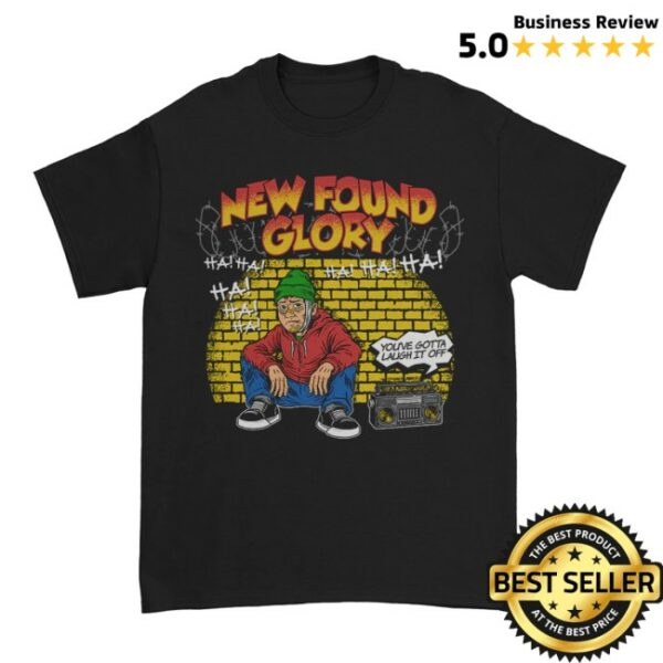 New Found Glory Stuff Store Merch Laugh It Off Black T-Shirt