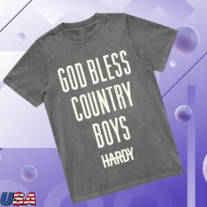 Hardy Official Store Merch God Bless Country Boys Tee Hardy Official Store Merch God Bless Country Boys Tee