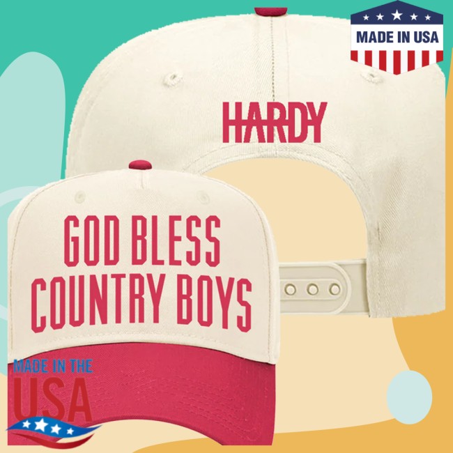 Hardy Official Store Merch God Bless Country Boys Hat Hardy Official Store Merch God Bless Country Boys Hat