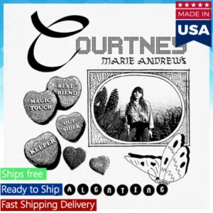 Hello Merch Store Courtney Marie Andrews Valentine White T-Shirt Hello Merch Store Courtney Marie Andrews Valentine White T-Shirt