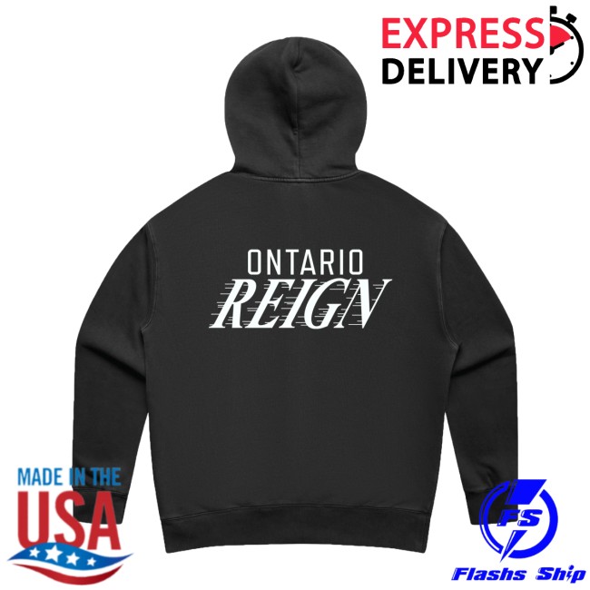 Ontario Reign Shop Store Wordmark Womens Zip Hood Ontario Reign Shop Store Wordmark Womens Zip Hood