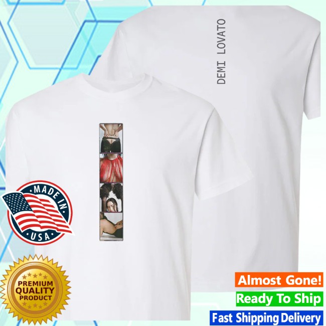 Demi Lovato Store Merch Photostrip Tee Demi Lovato Store Merch Photostrip Tee