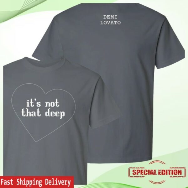 Demi Lovato Store Merch It’s Not That Deep Album Tee