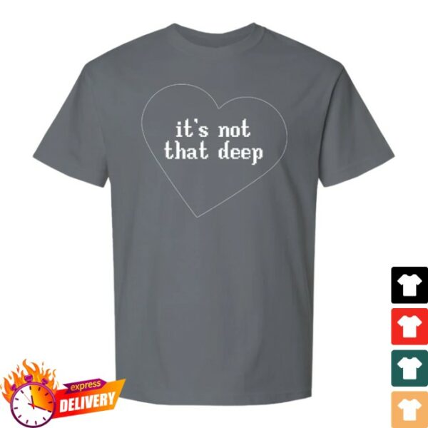 Demi Lovato Store Merch It’s Not That Deep Album Tee