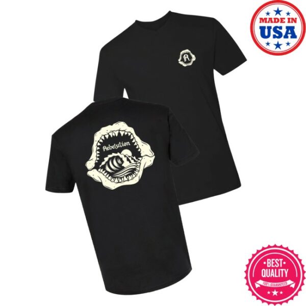 The Rebelution Store Merch Shark Jaw Black Tee