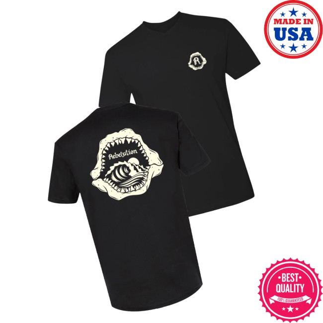 The Rebelution Store Merch Shark Jaw Black Tee The Rebelution Store Merch Shark Jaw Black Tee
