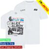 Williamsf1 Store Merch Atlassian Williams Racing X Reflo Alex Albon T-Shirt White 1 kenny williamsf1 store merch atlassian williams racing x reflo alex albon t shirt white sd