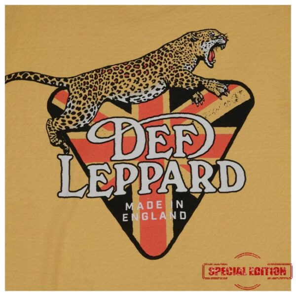 Def Leppard Store Merch Made In England Leppard T-Shirt