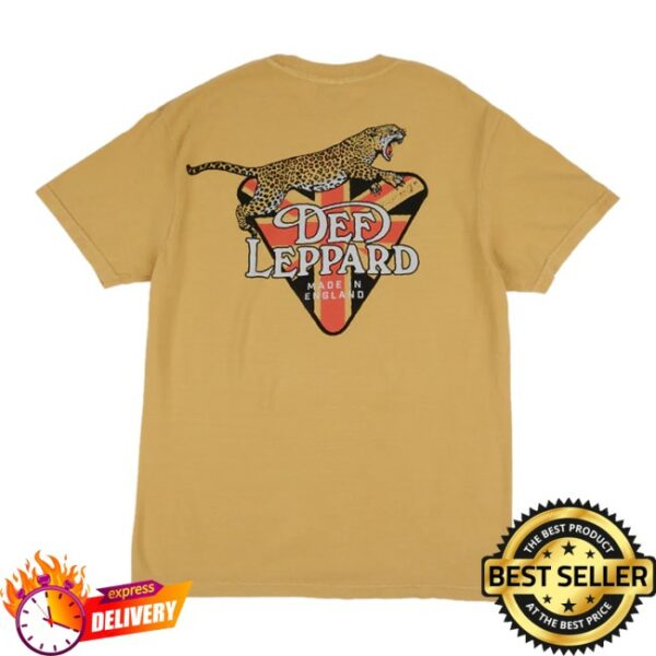 Def Leppard Store Merch Made In England Leppard T-Shirt