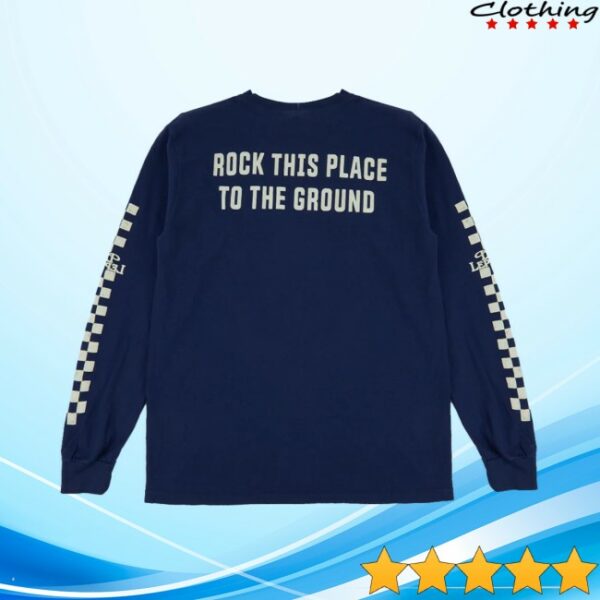 Def Leppard Store Merch Rock This Place To The Ground Long Sleeve T-Shirt
