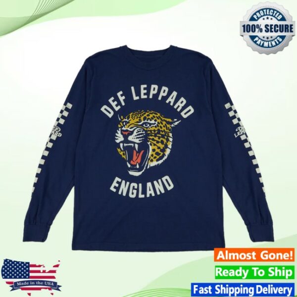 Def Leppard Store Merch Rock This Place To The Ground Long Sleeve T-Shirt
