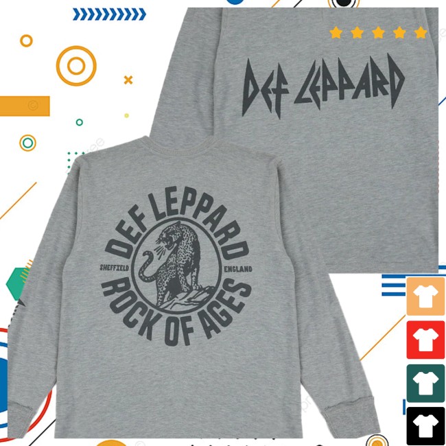 Def Leppard Store Merch Rock Of Ages Jersey Henley Def Leppard Store Merch Rock Of Ages Jersey Henley