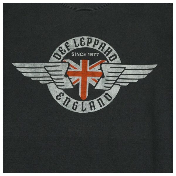 Def Leppard Store Merch Wing Flag Crewneck Sweatshirt