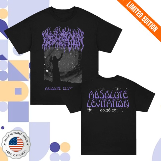 Blood Incantation Store Merch Absolute Levitation Black T-Shirt Blood Incantation Store Merch Absolute Levitation Black T-Shirt