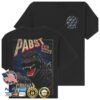 Pabst Blue Ribbon Store Merch Godzilla Clawed Ribbon Black Tee 1 kenny pabst blue ribbon store merch godzilla clawed ribbon black tee uewe