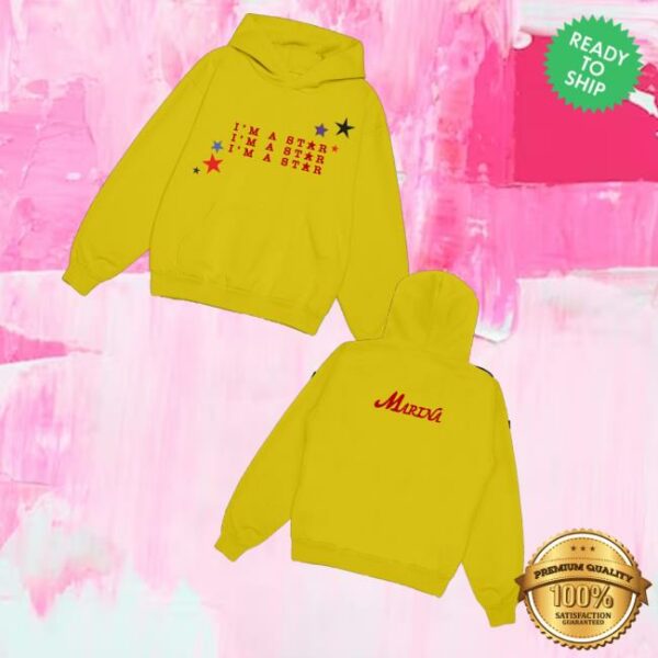 Marina Official Merch Store I’m A Star Yellow Pullover Hoodie
