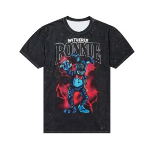 Hot Topic Shop Merch Horror Five Nights At Freddy’s Withered Bonnie T-Shirt Hot Topic Shop Merch Horror Five Nights At Freddy’s Withered Bonnie T-Shirt