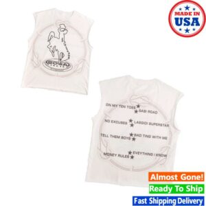 Sosa Atelier Merch Store Blaqbonez X Sosa White No Excuses Tank Sosa Atelier Merch Store Blaqbonez X Sosa White No Excuses Tank