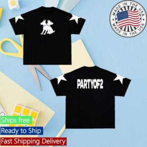 Def Jam Shop Merch Partyof2 Black T-Shirt Def Jam Shop Merch Partyof2 Black T-Shirt