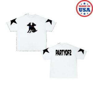 Def Jam Shop Merch Partyof2 White T-Shirt Def Jam Shop Merch Partyof2 White T-Shirt