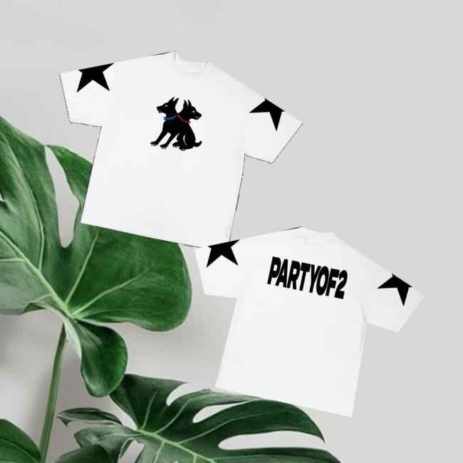 Def Jam Shop Merch Partyof2 White T-Shirt Def Jam Shop Merch Partyof2 White T-Shirt