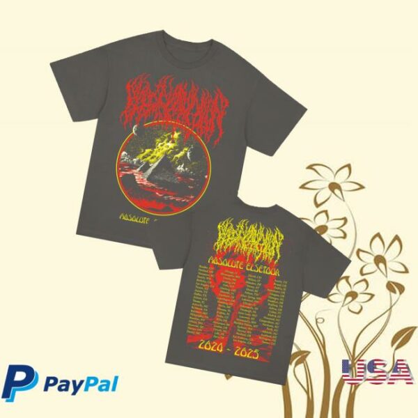 Blood Incantation Store Merch Pyramid World Tour 2024-2025 T-Shirt