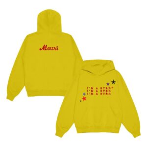 Marina Merch Store I’m A Star Yellow Pullover Hoodie Marina Merch Store I’m A Star Yellow Pullover Hoodie