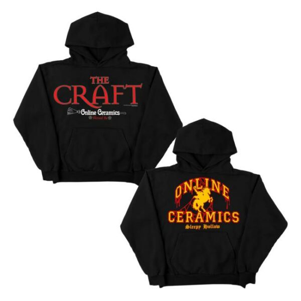 Online Ceramics Merch Store Sleepy Hollow Black Hoodie