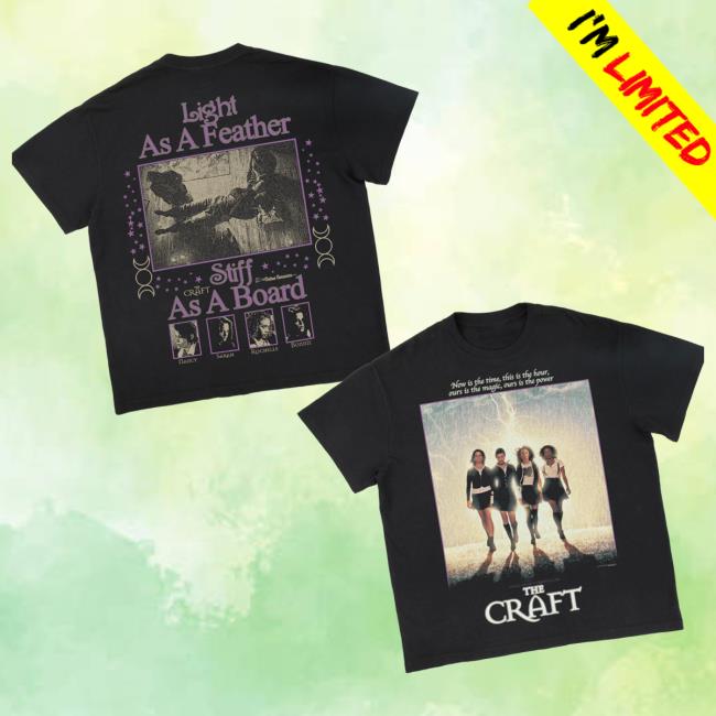 Online Ceramics Merch Store The Craft Light As A Feather Off Black Tee Online Ceramics Merch Store The Craft Light As A Feather Off Black Tee