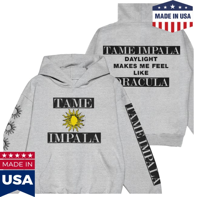Tame Impala Store Merch Run From The Sun Hoodie Tame Impala Store Merch Run From The Sun Hoodie