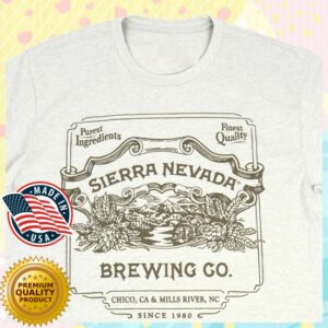 Sierra Nevada Store Merch Vintage Label T-Shirt