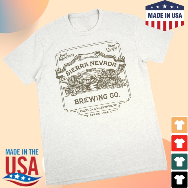 Sierra Nevada Store Merch Vintage Label T-Shirt Sierra Nevada Store Merch Vintage Label T-Shirt