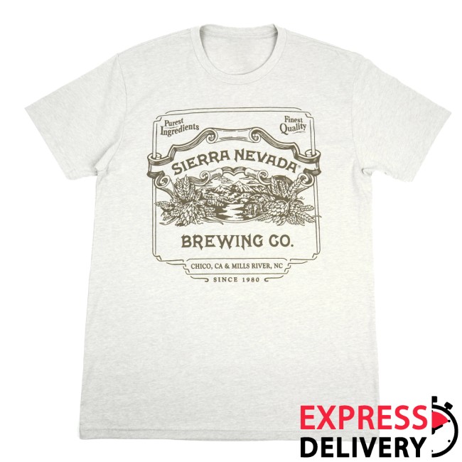 Sierra Nevada Store Merch Vintage Label T-Shirt Sierra Nevada Store Merch Vintage Label T-Shirt