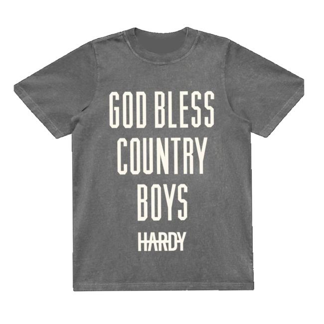 Hardy Official Merch God Bless Country Tee Hardy Official Merch God Bless Country Tee