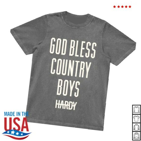 Hardy Official Merch God Bless Country Tee