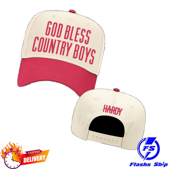 Hardy Official Merch God Bless Country Boys Hat Hardy Official Merch God Bless Country Boys Hat