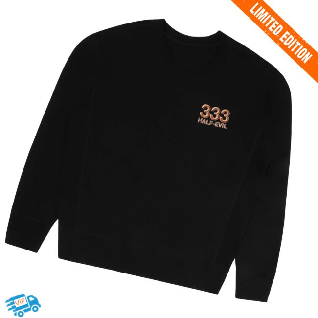 Halfevilco Merch Store Front Logo Crewneck Halfevilco Merch Store Front Logo Crewneck